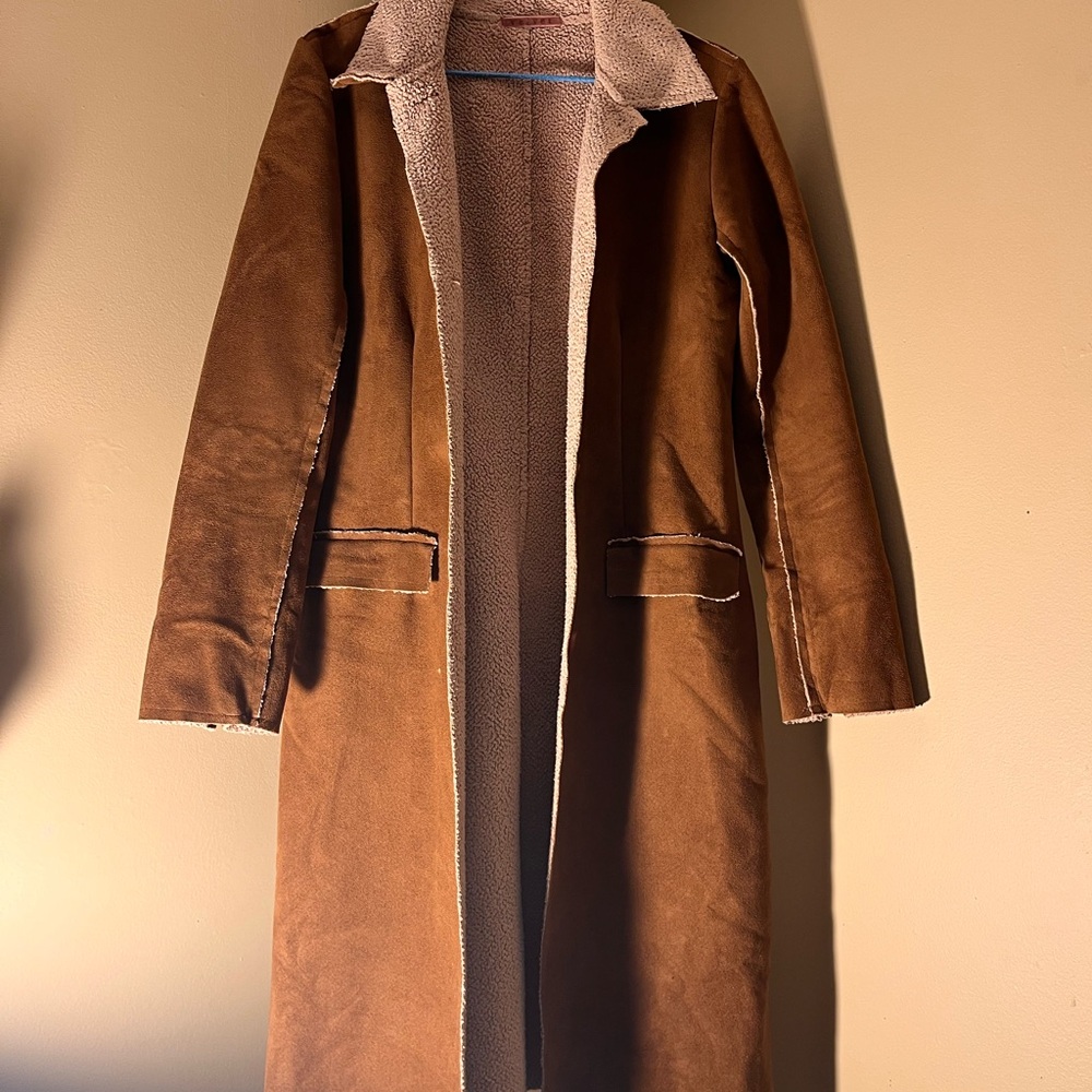 Velvet / Brown Trench Coat